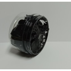 BLACK PLASTISOL GEL PAINT FOR CLOTHES AND TEXTILES 100 ML (3.4 FL OZ)