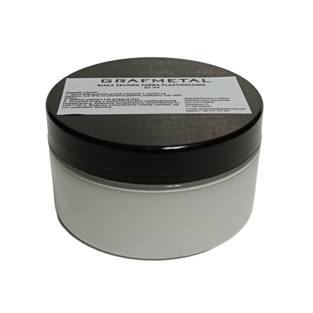WHITE PLASTISOL GEL PAINT FOR CLOTHES AND TEXTILES 100 ML (3.4 FL OZ)