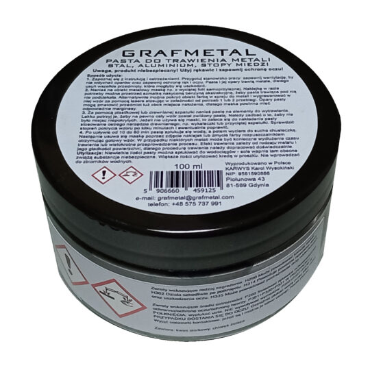 Metal etching paste 100 ml